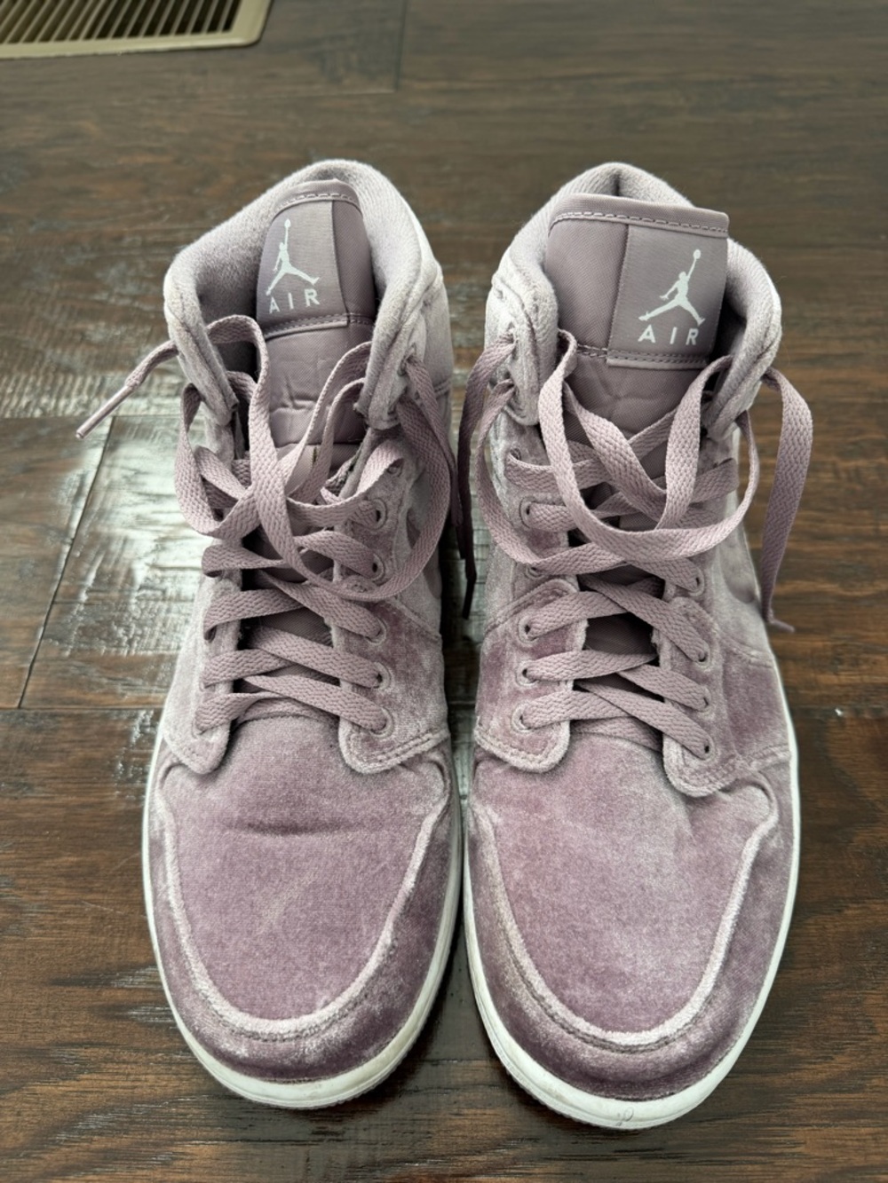 Nike Air Jordan High Top Sneakers Plum Lavender
